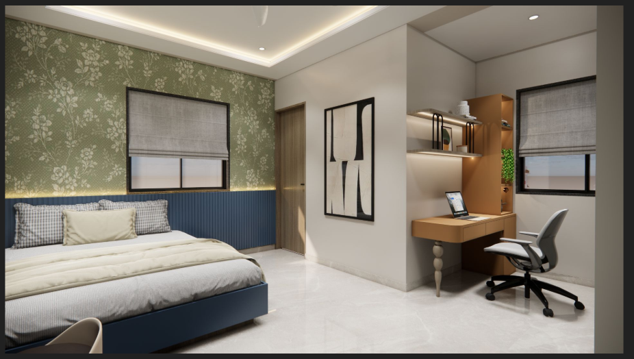 Sable Sir bedroom design view